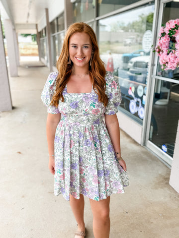 Pastel Floral Dress