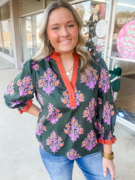 Abby Harvest Bloom Blouse