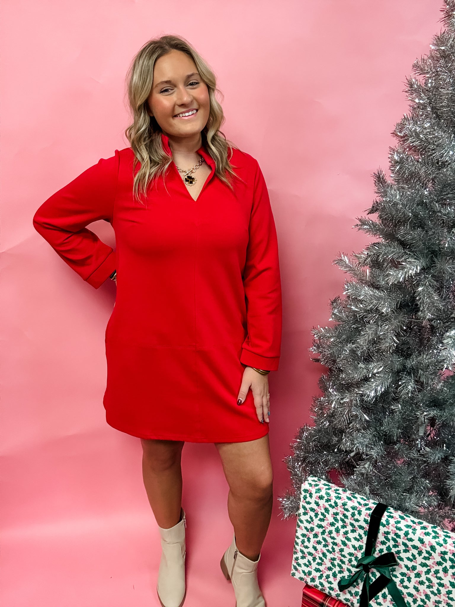 Merry Moments Pocket Dress