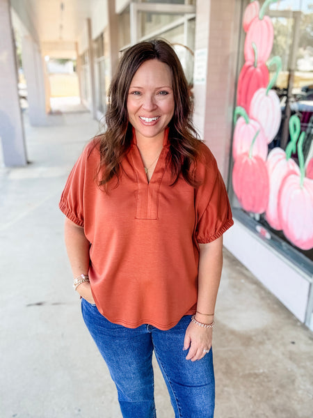 Autumn Ridge Notch Top