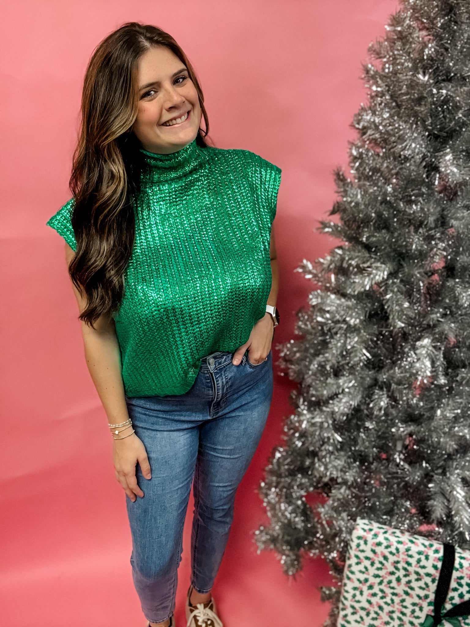 Mistletoe Magic Sweater Vest