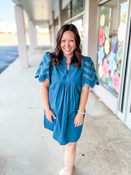 Teal Tunic Dress