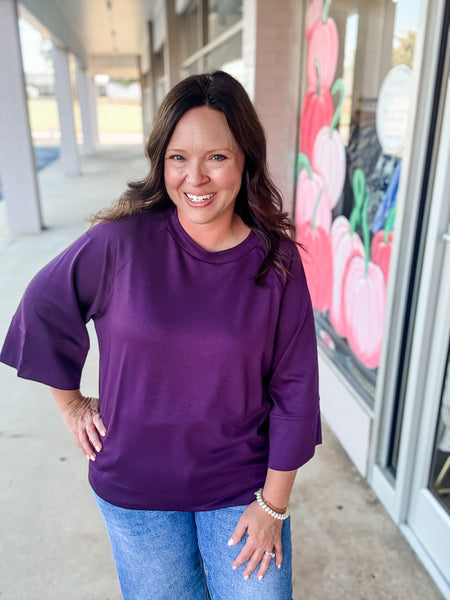 Plum Everyday Ease Top