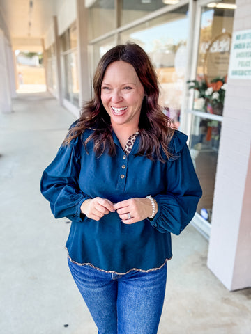 Midnight Safari Blouse