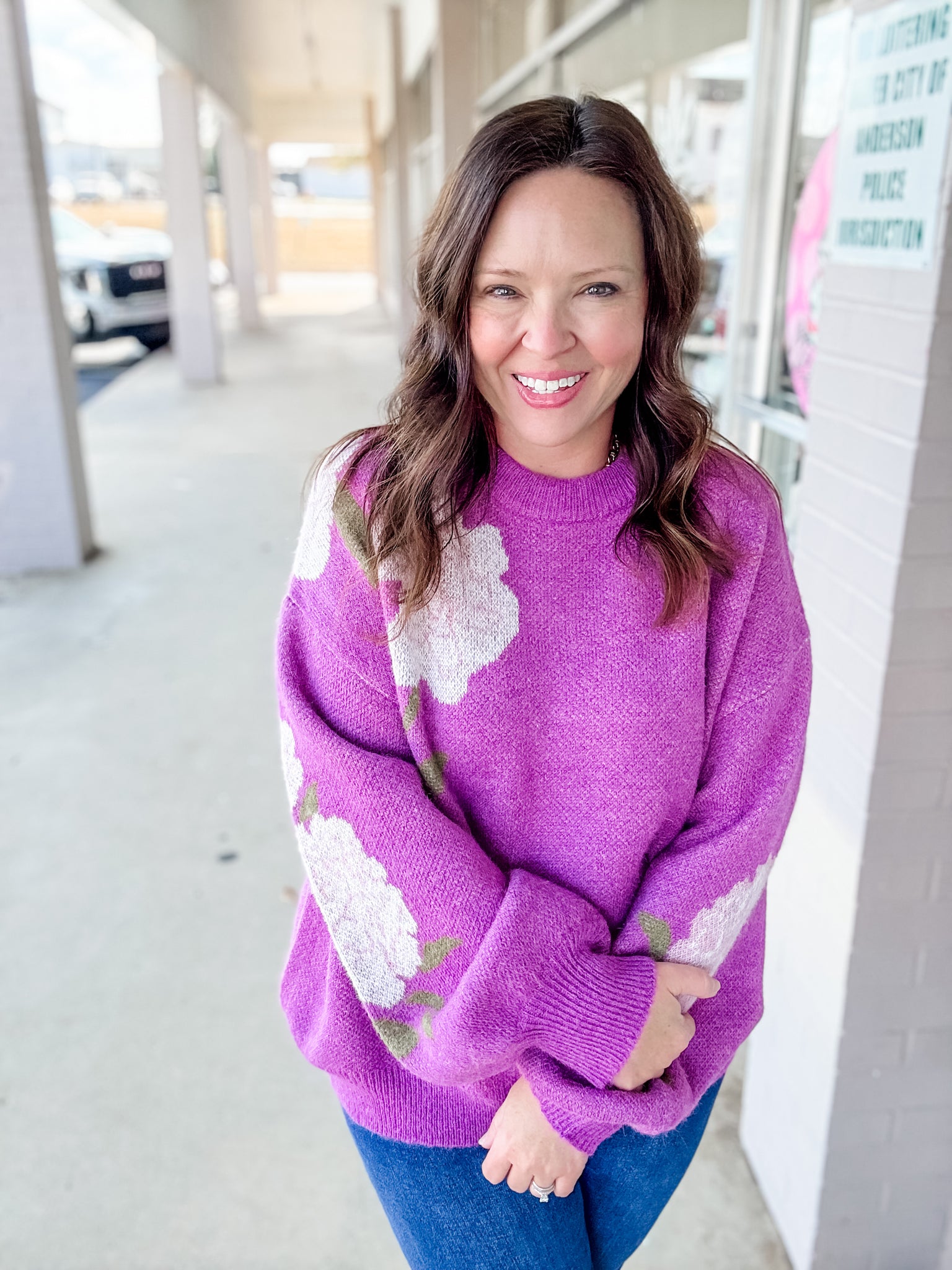 Blooming Grace Knit Sweater