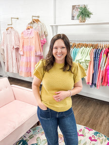 Ray of Sunshine Sweater:  mustard