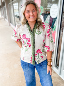 Flower Garden Stroll Blouse