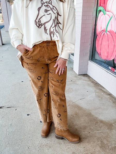 Western Sky Corduroy Pants
