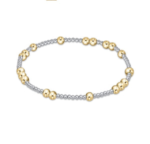 Enewton Hope Unwritten 4mm Bracelet: Mixed Metal