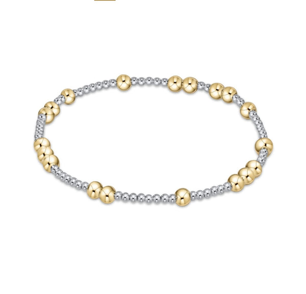 Enewton Hope Unwritten 4mm Bracelet: Mixed Metal