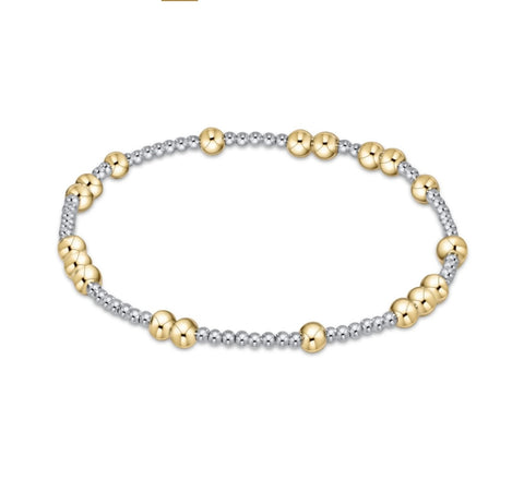 Enewton Hope Unwritten 4mm Bracelet: Mixed Metal