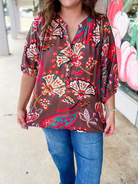 Autumn Bloom Blouse