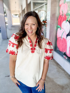 Canyon Sunset Blouse: Plus