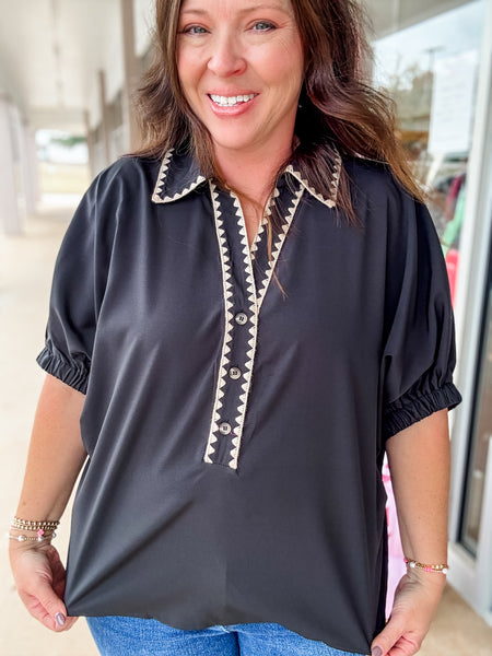 Stitched Charm Blouse