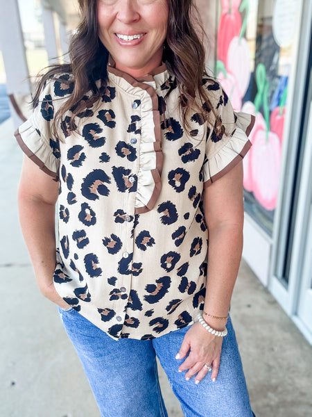 Wild Ruffle Charm Top