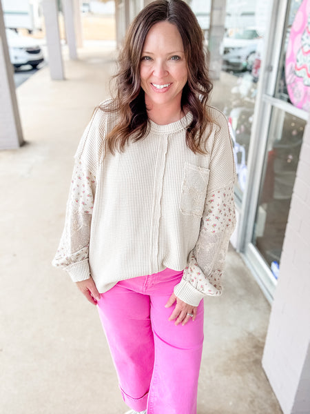 Prairie Bloom Waffle Top