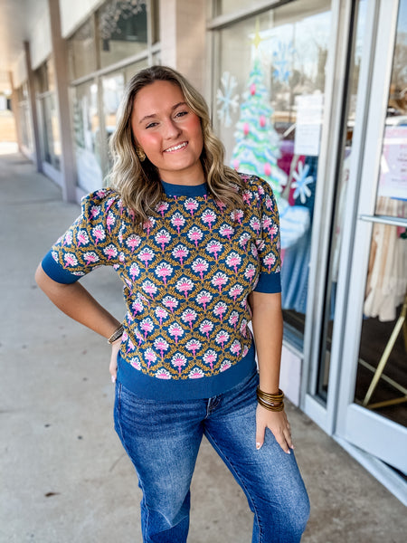 Garden Tapestry Sweater