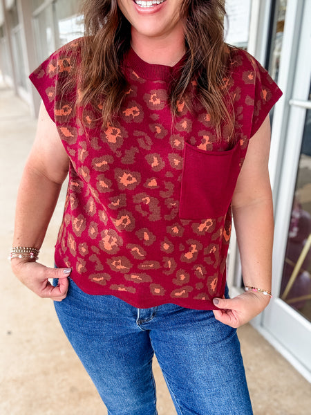 Wild Ember Pocket Sweater