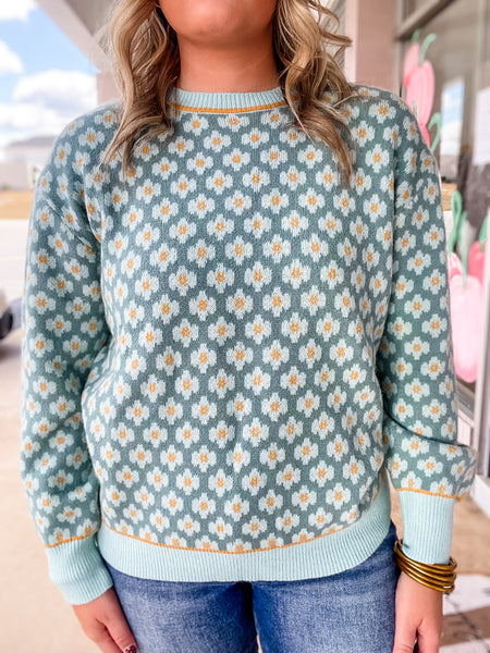 Meadow Daisy Sweater