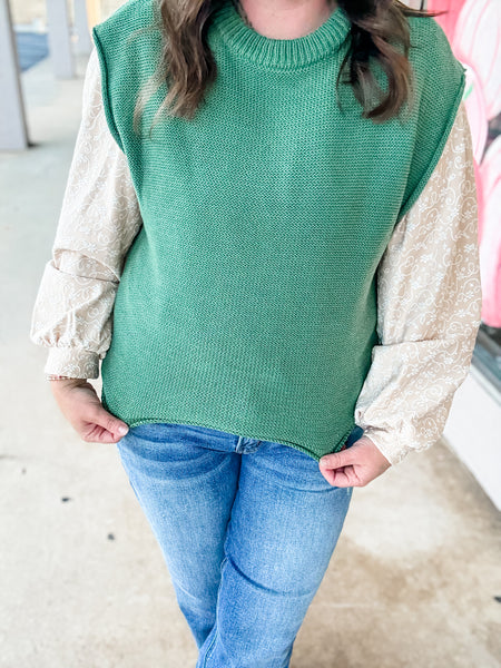 Evergreen Knit Vest