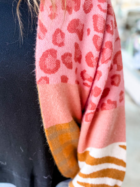 Patchwork Play Colorblock Cardigan