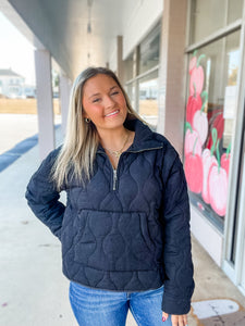 Quilted Cloud Half Zip