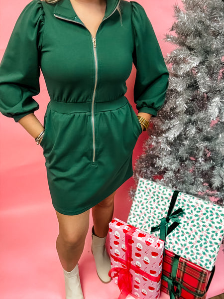 Holiday Evergreen Charm Dress