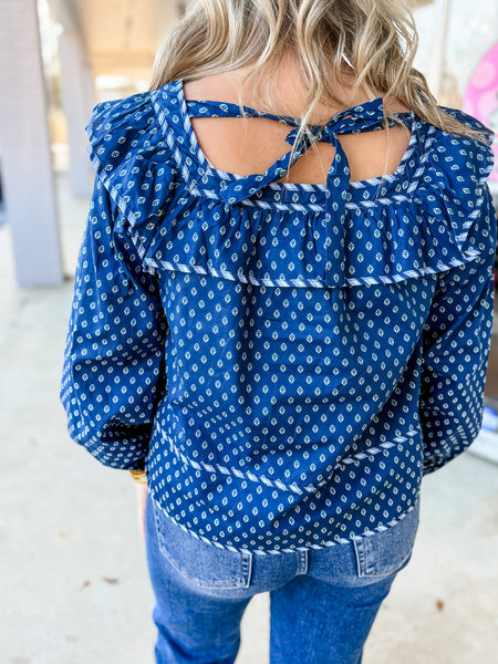 Sweet Southern Bandana Blouse