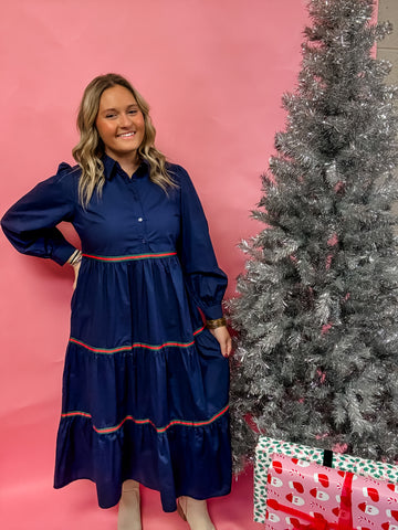 Holiday Cheer Tiered Dress