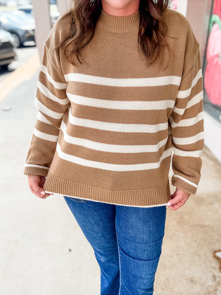 Golden Hour Stripes Sweater
