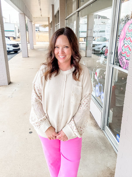 Prairie Bloom Waffle Top