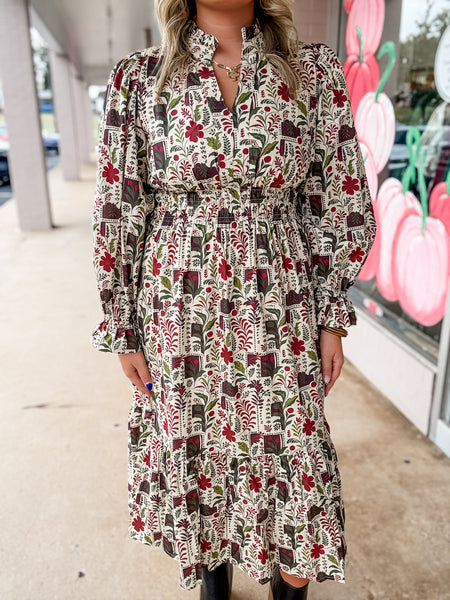 Vintage Postcard Dress