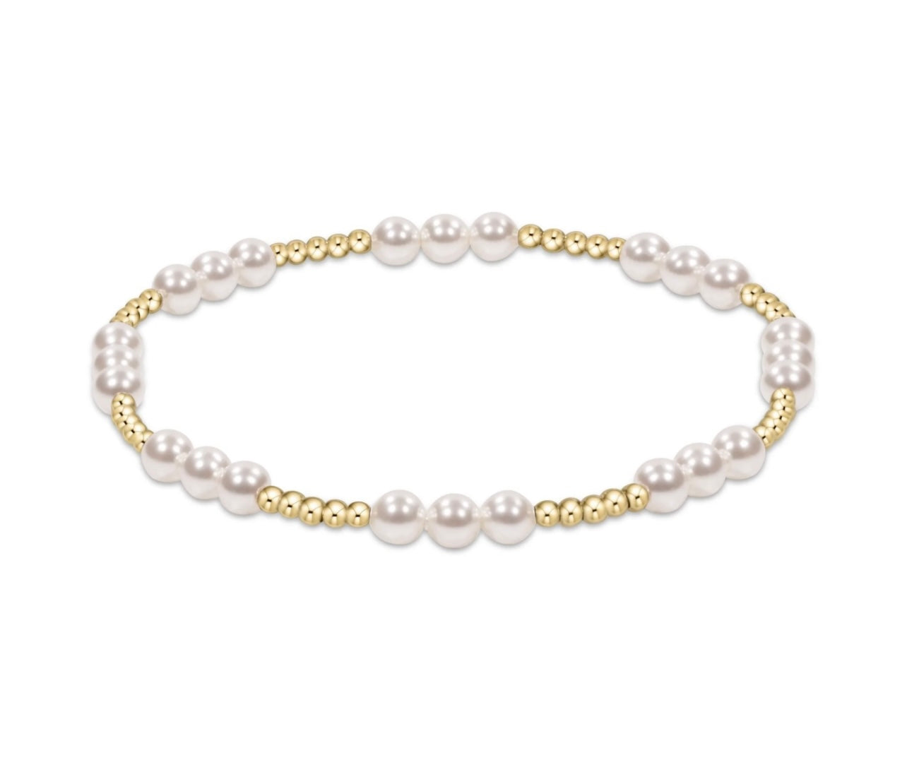 Enewton Classic Joy Pattern 4mm Bracelet: Pearl