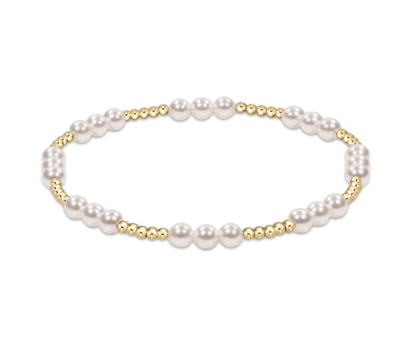 Enewton Classic Joy Pattern 4mm Bracelet: Pearl
