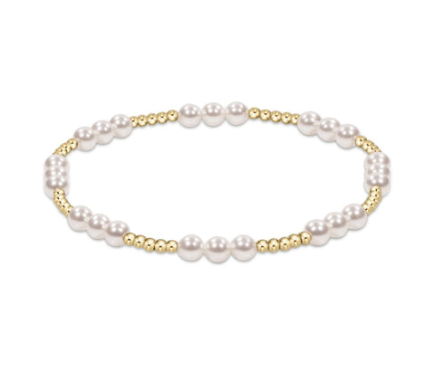 Enewton Classic Joy Pattern 4mm Bracelet: Pearl