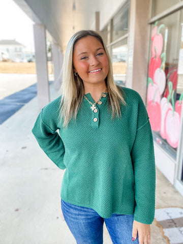 Forest Haven Waffle Henley
