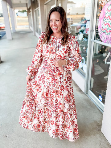 Desert Blossom Maxi Dress