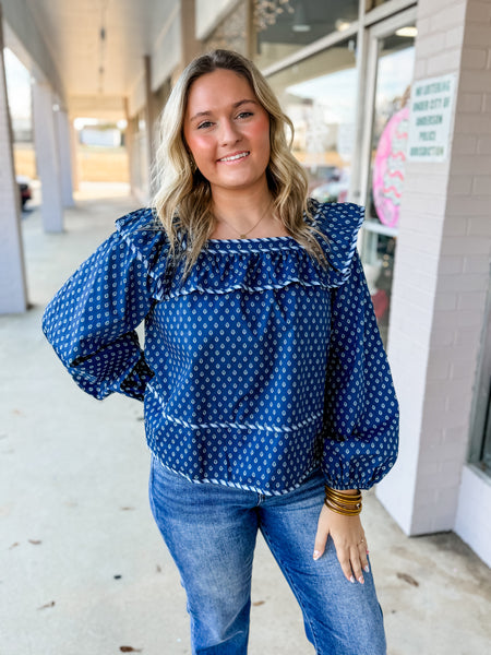 Sweet Southern Bandana Blouse