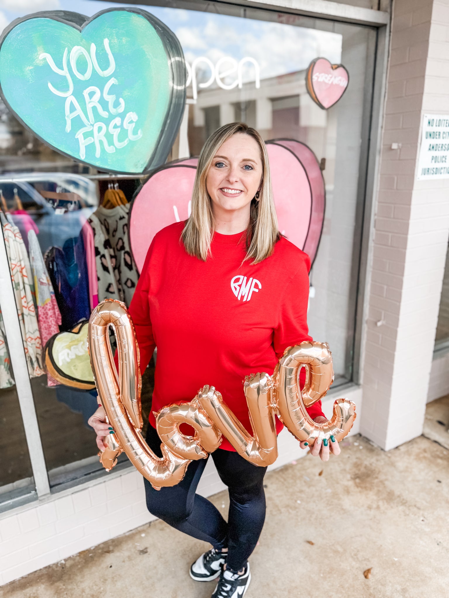 Heart Monogrammed Sweatshirt