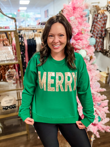 Sparkle & Shine Merry Sweatshirt