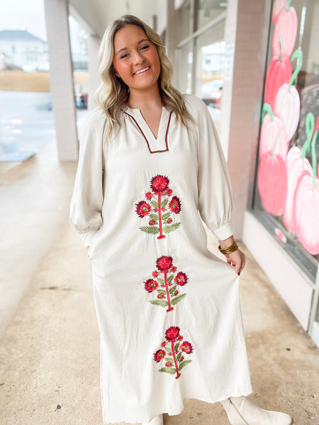 Wildflower Whimsy Maxi Dress