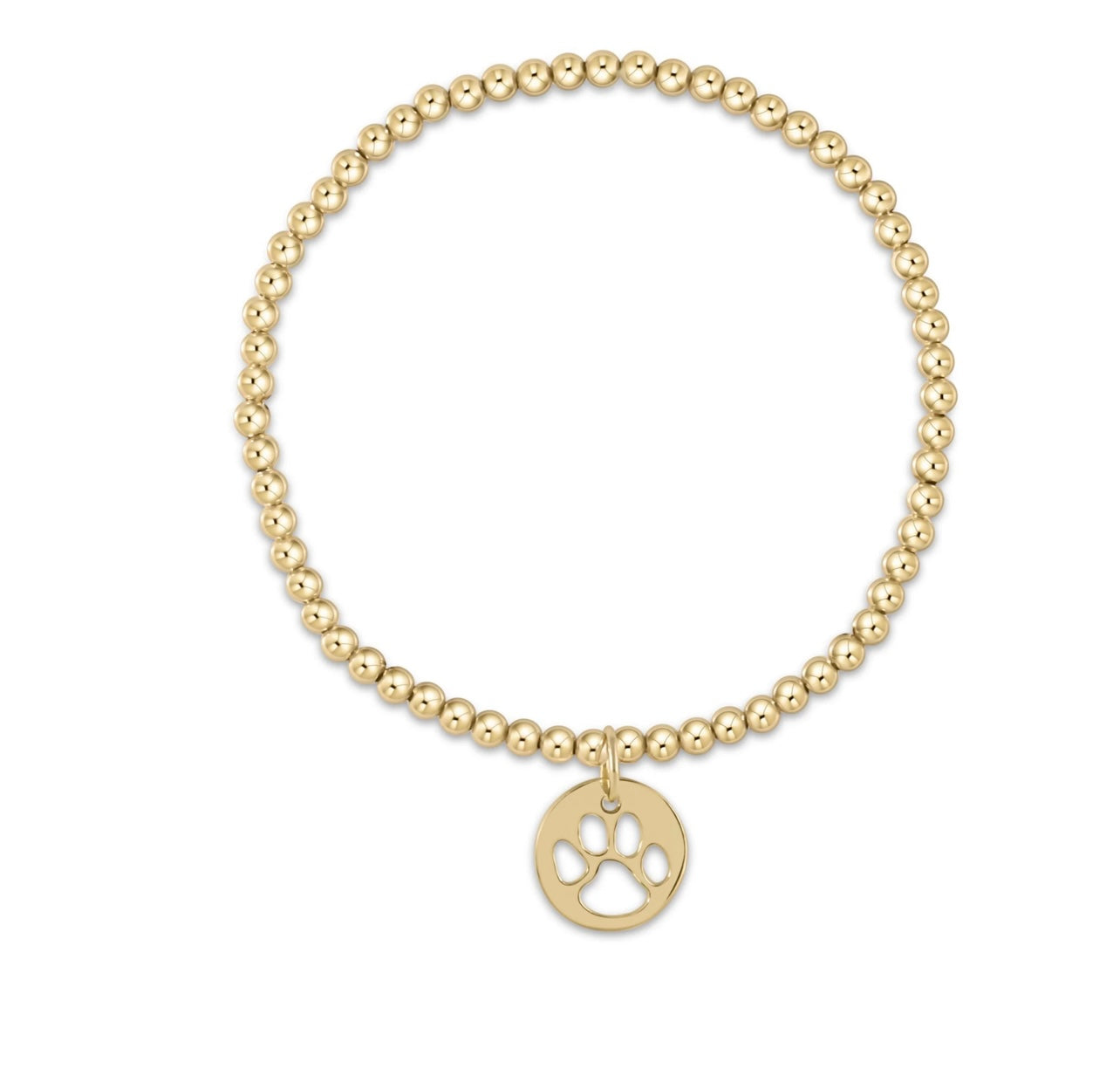 Enewton 3mm Classic Gold Paw Bracelet