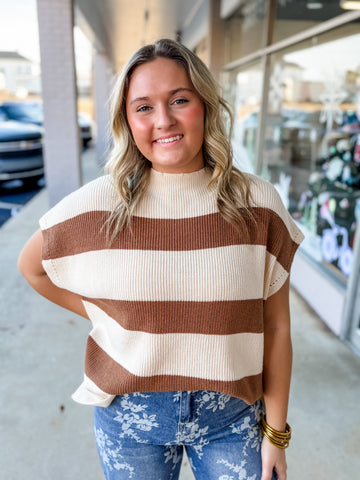 Mocha Mornings Sweater Vest