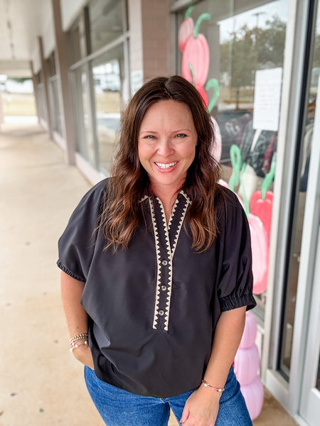 Stitched Charm Blouse