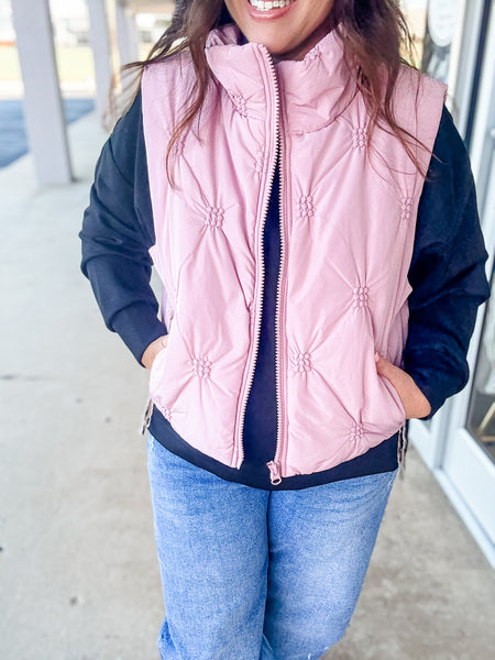 Blush & Cozy Vest