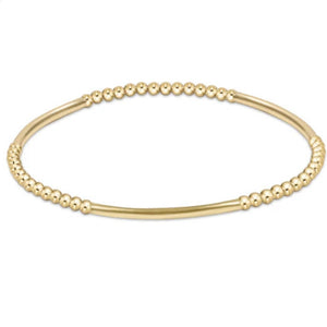 Enewton Bliss Bar Gold 2.5 Bracelet: Gold