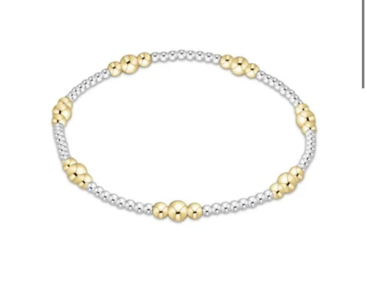 Enewton Purpose Gold 4mm Bracelet: Mixed Metal