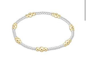 Enewton Purpose Gold 4mm Bracelet: Mixed Metal
