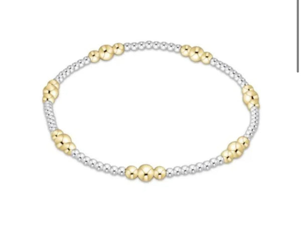 Enewton Purpose Gold 4mm Bracelet: Mixed Metal