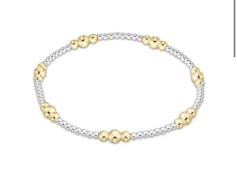 Enewton Purpose Gold 4mm Bracelet: Mixed Metal